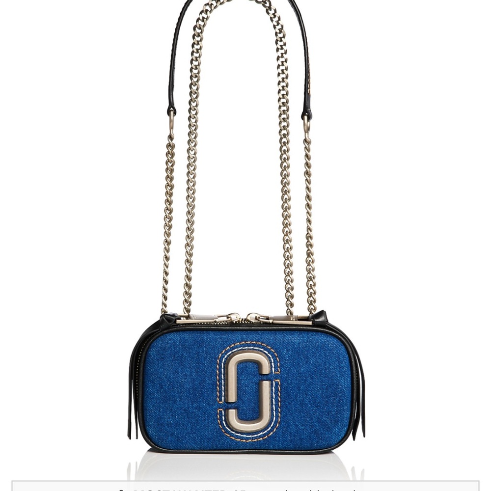 Marc Jacobs Denim Blue Crossbody Bag